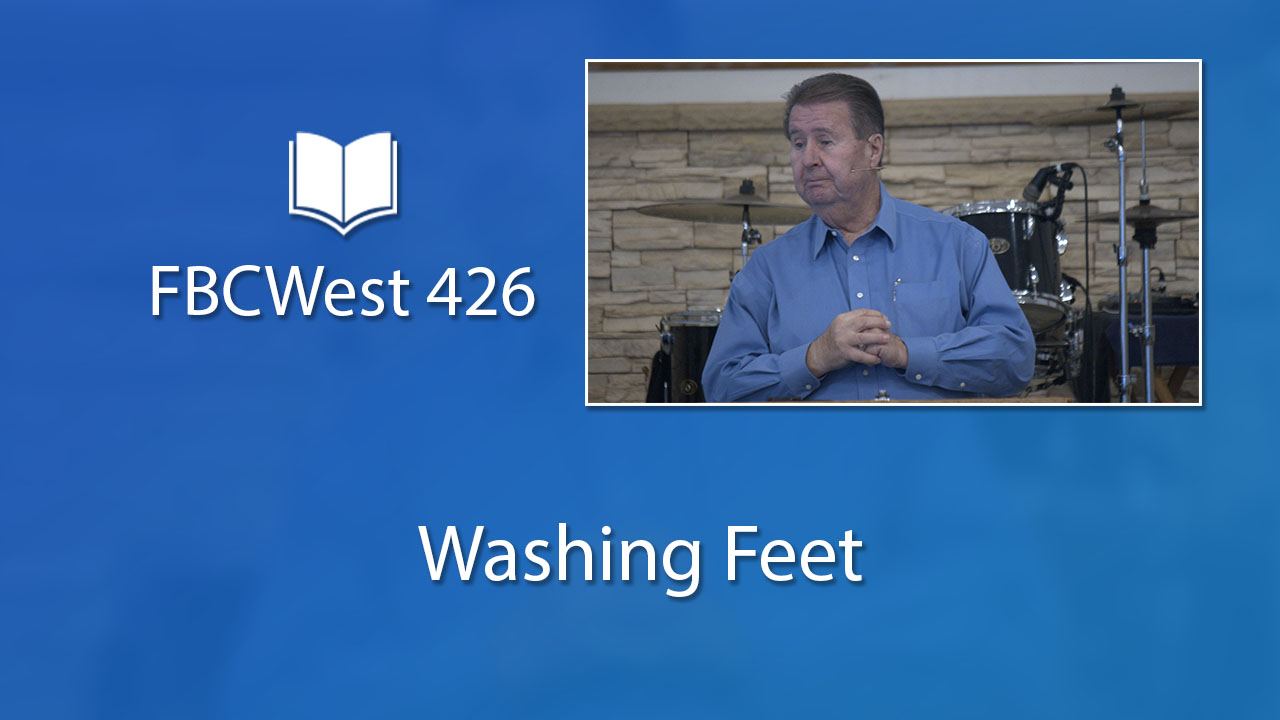 426 FBCWest | Washing Feet photo poster