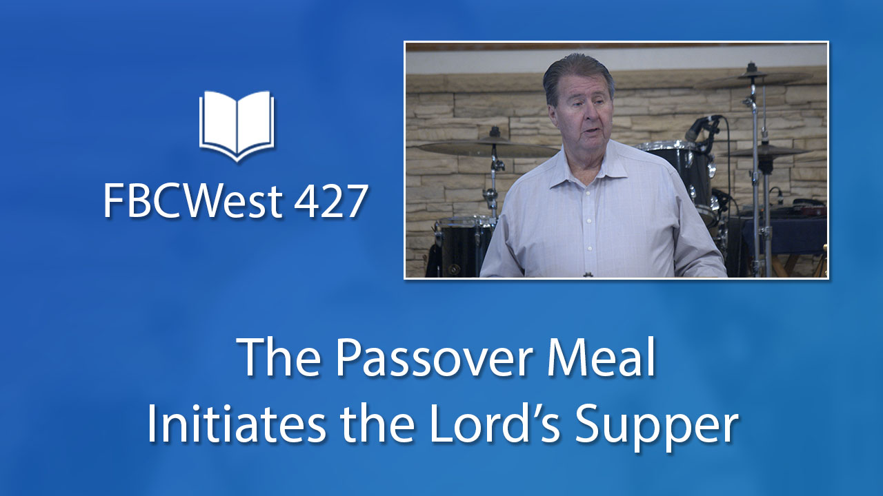 The Passover Meal Initiates the Lord’s Supper | Poster