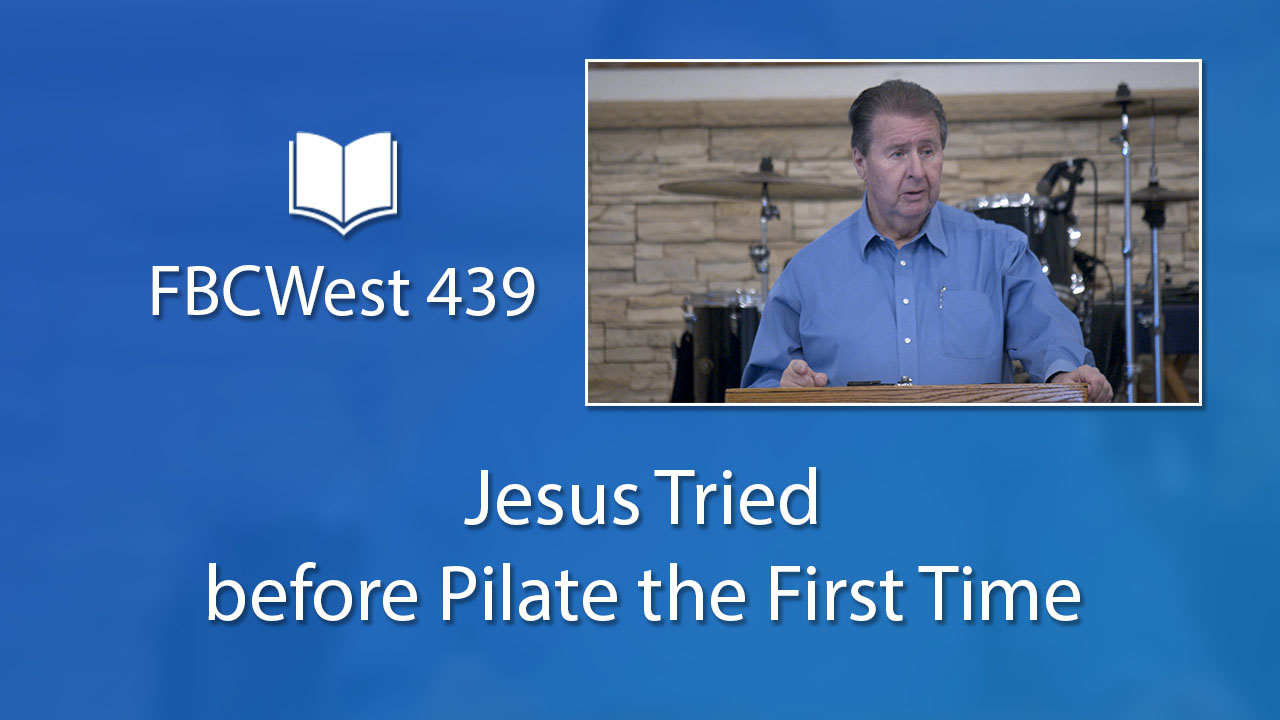 Jesus Tried before Pilate the First Time | Poster