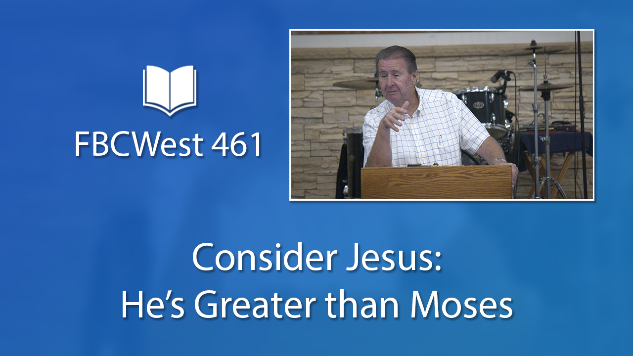 Consider Jesus: He’s Greater than Moses | Poster