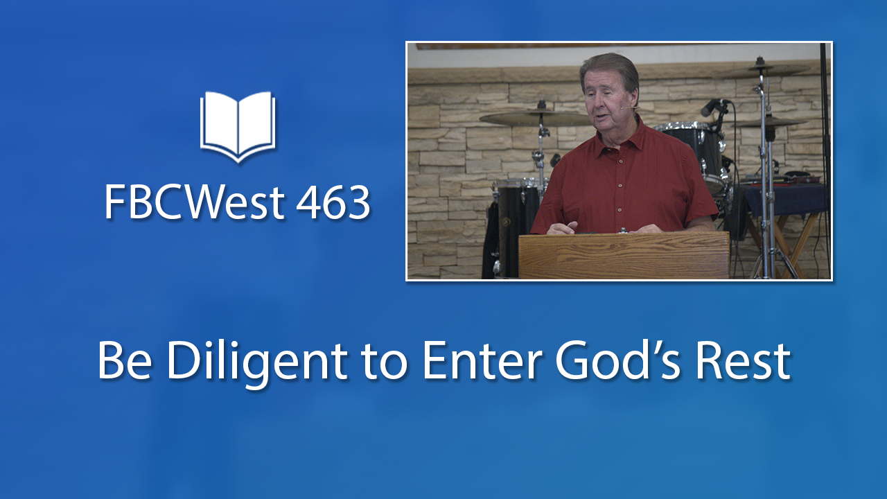 Be Diligent to Enter God’s Rest | Poster