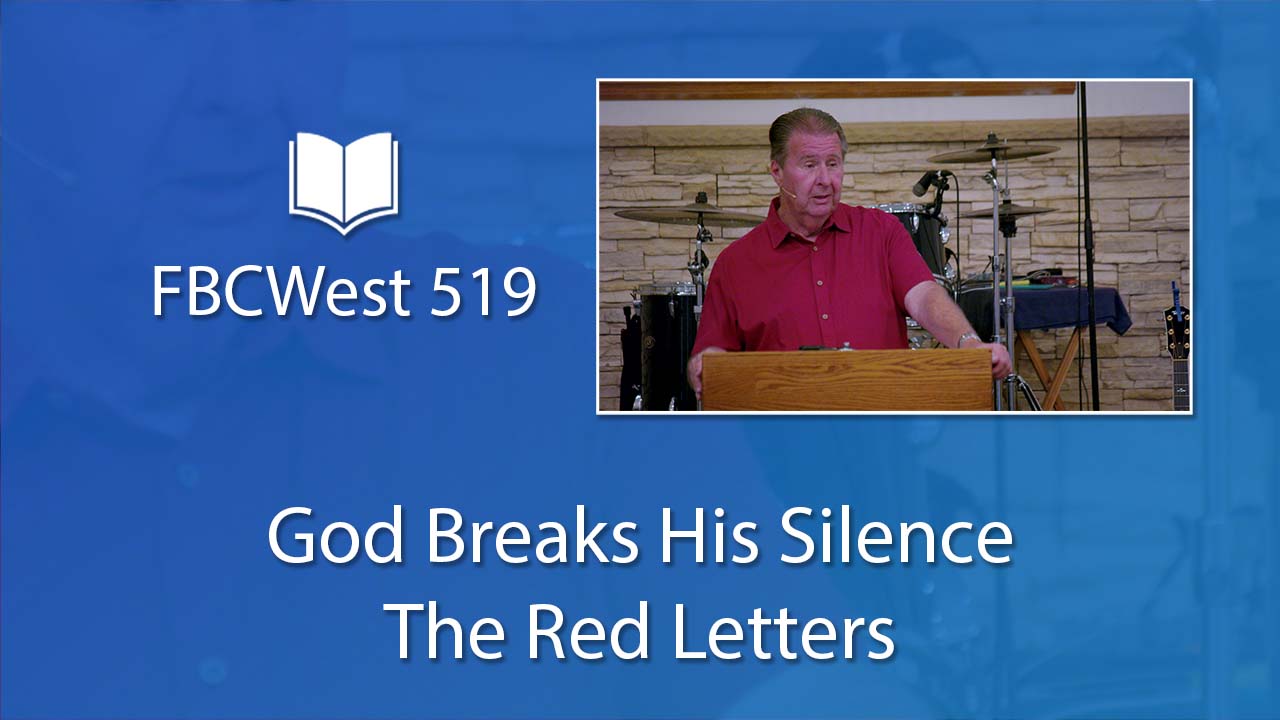 God Breaks His Silence – The Red Letters | Poster