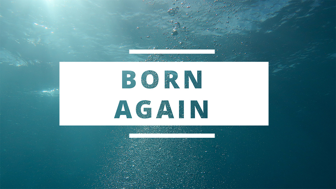 557 FBCWest | Born Again photo poster