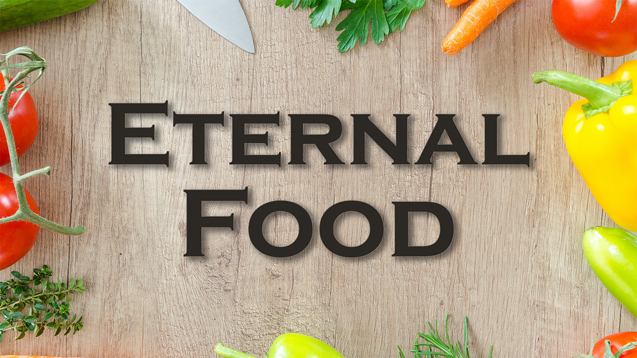 569 FBCWest | Eternal Food photo poster