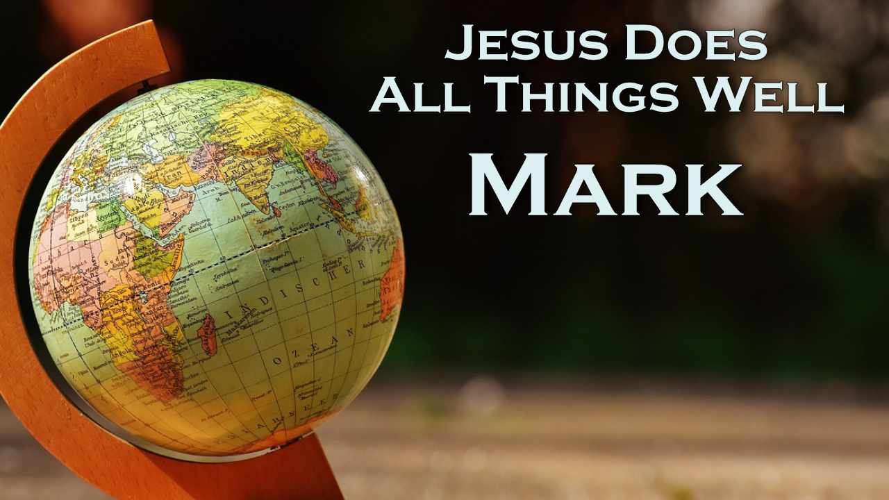 Jesus Does All Things Well | Poster