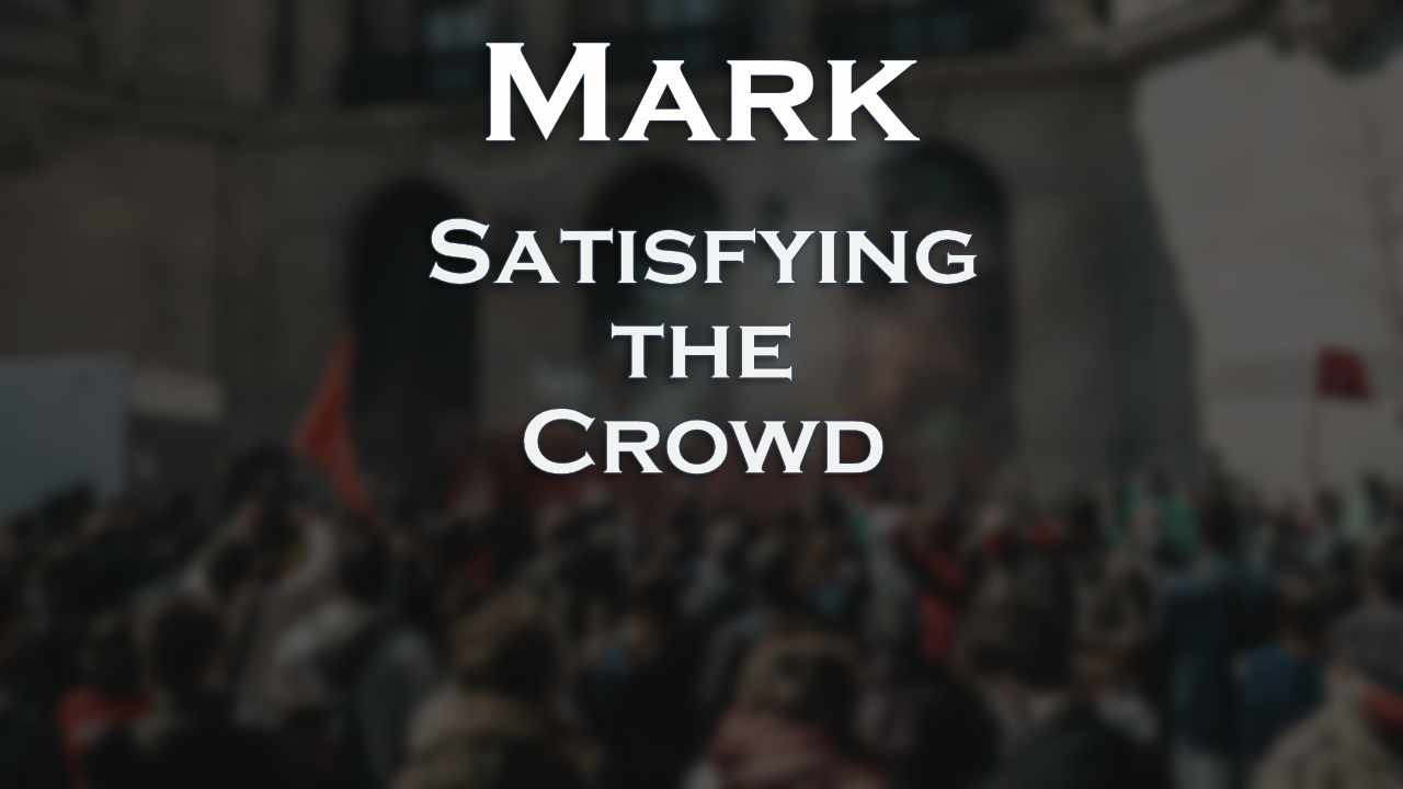 684 FBCWest | Satisfying the Crowd photo poster