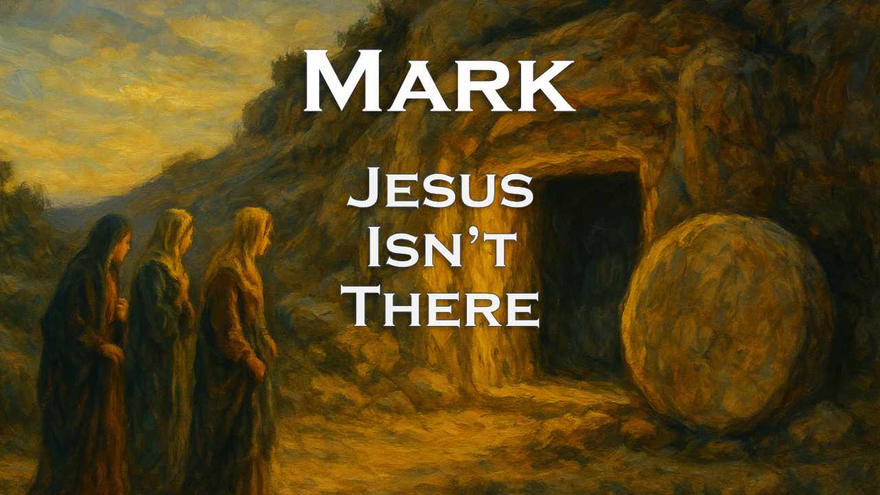 688 FBCWest | Jesus Isn’t There photo poster