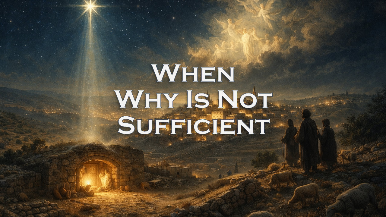When Why Is Not Sufficient | Poster